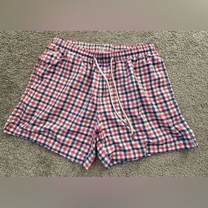Southern Tide Multicolor Plaid Athletic Shorts, Men’s, Size XL